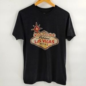 The Duck Co. Gray graphic tee short sleeve 'Welcome to Vegas' size medium